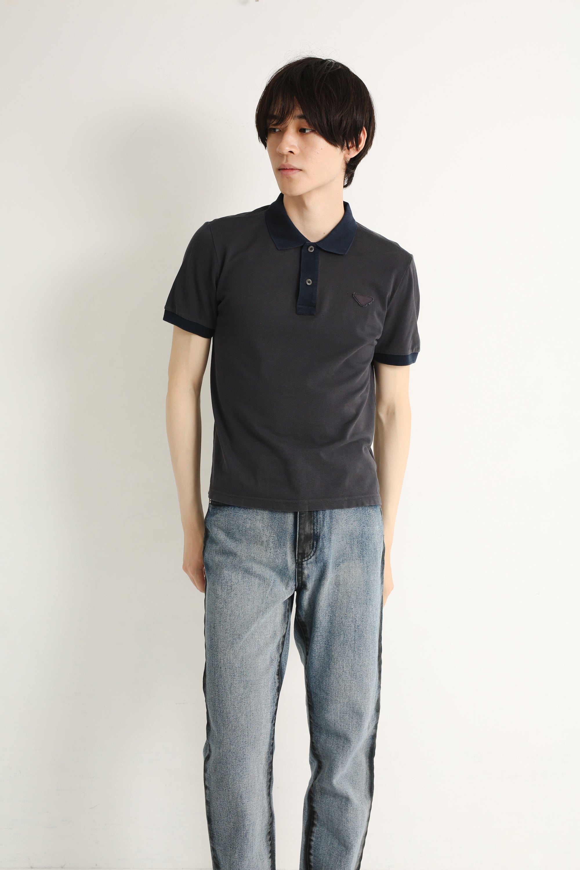 プラダ　ストライプ　ポロシャツ　sullen PRADA