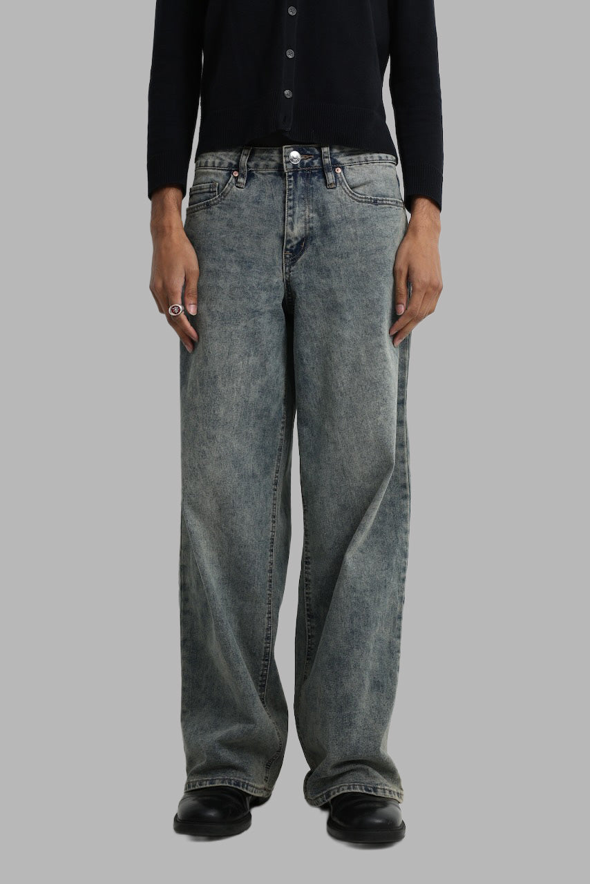 WASHED WIDE DENIM PANTS – SULLEN TOKYO