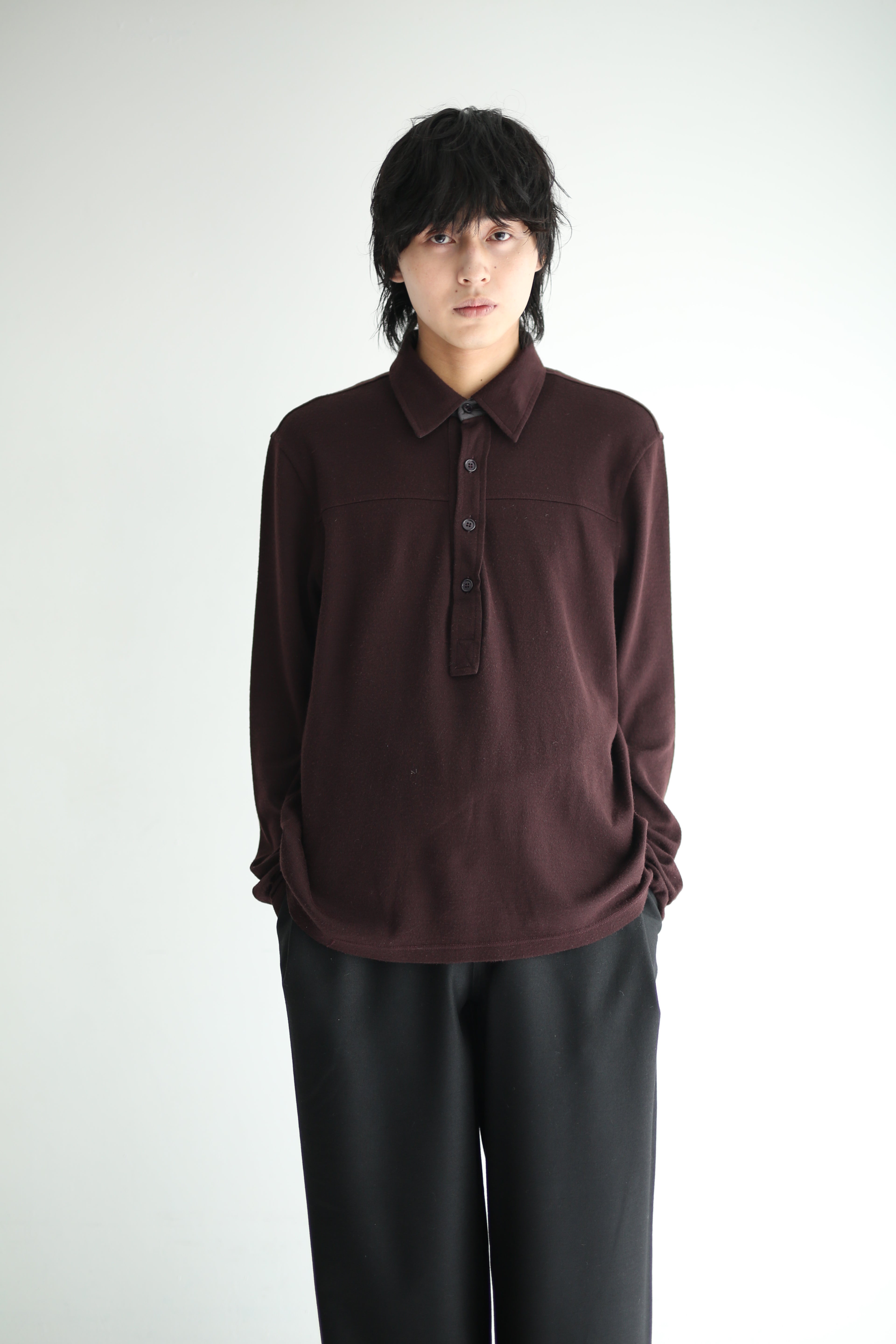 トップス 00s prada sports rubber logo polo sullen PRADA SPORT