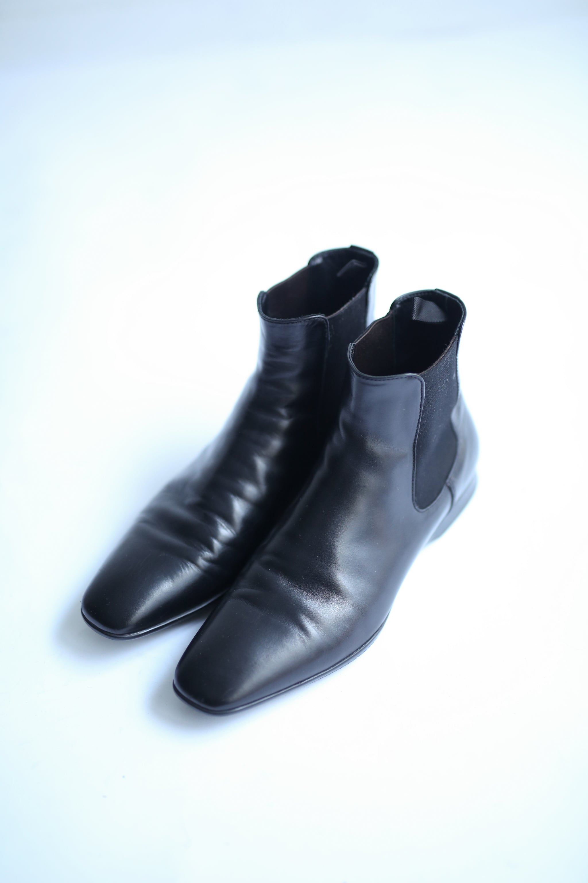 PRADA SPORT/Side Gore Boots/UK6.5/BRW/Leather/0396