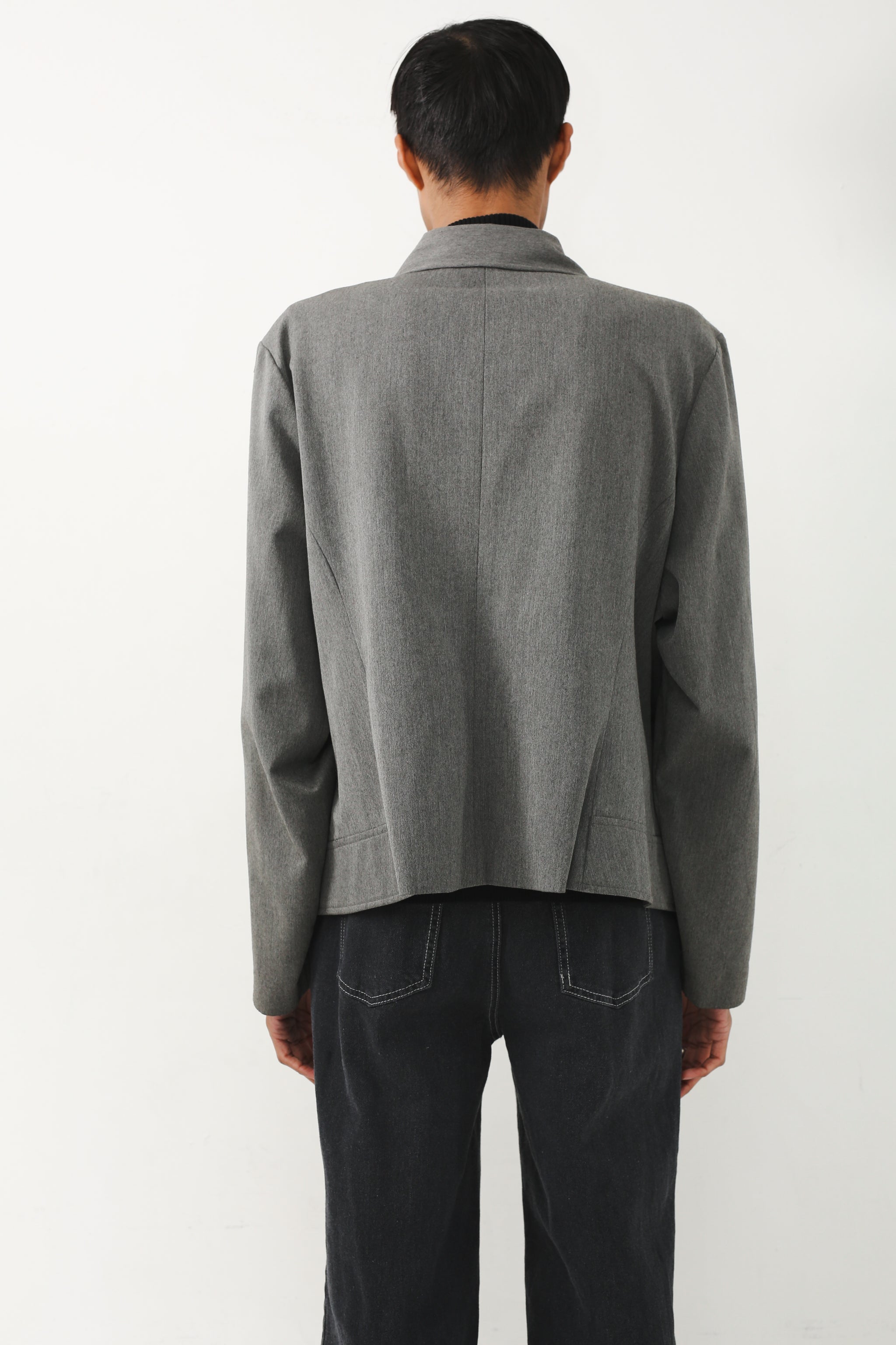 GREY SHORT DRIZZLER JACKET – SULLEN TOKYO