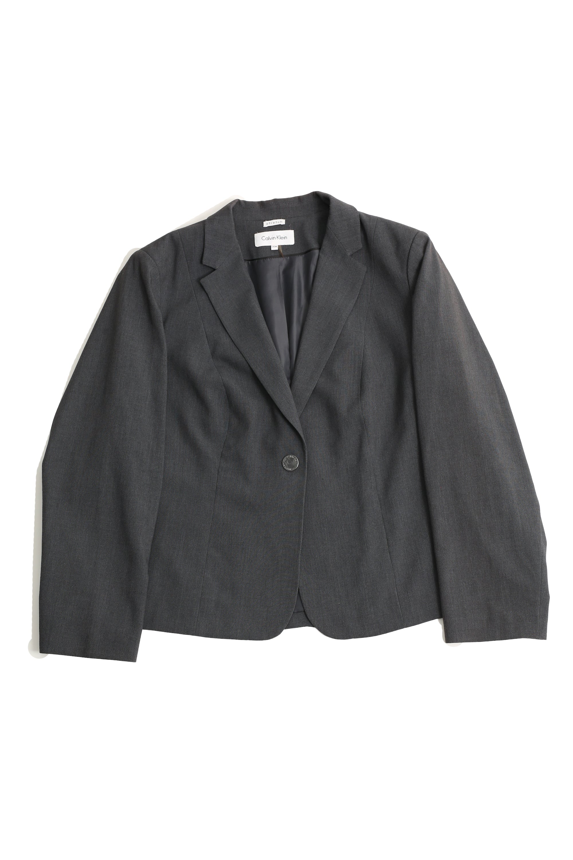 tailored jacket 【sullen tokyo】 GREY CROPPED TAILORED JACKET – SULLEN TOKYO