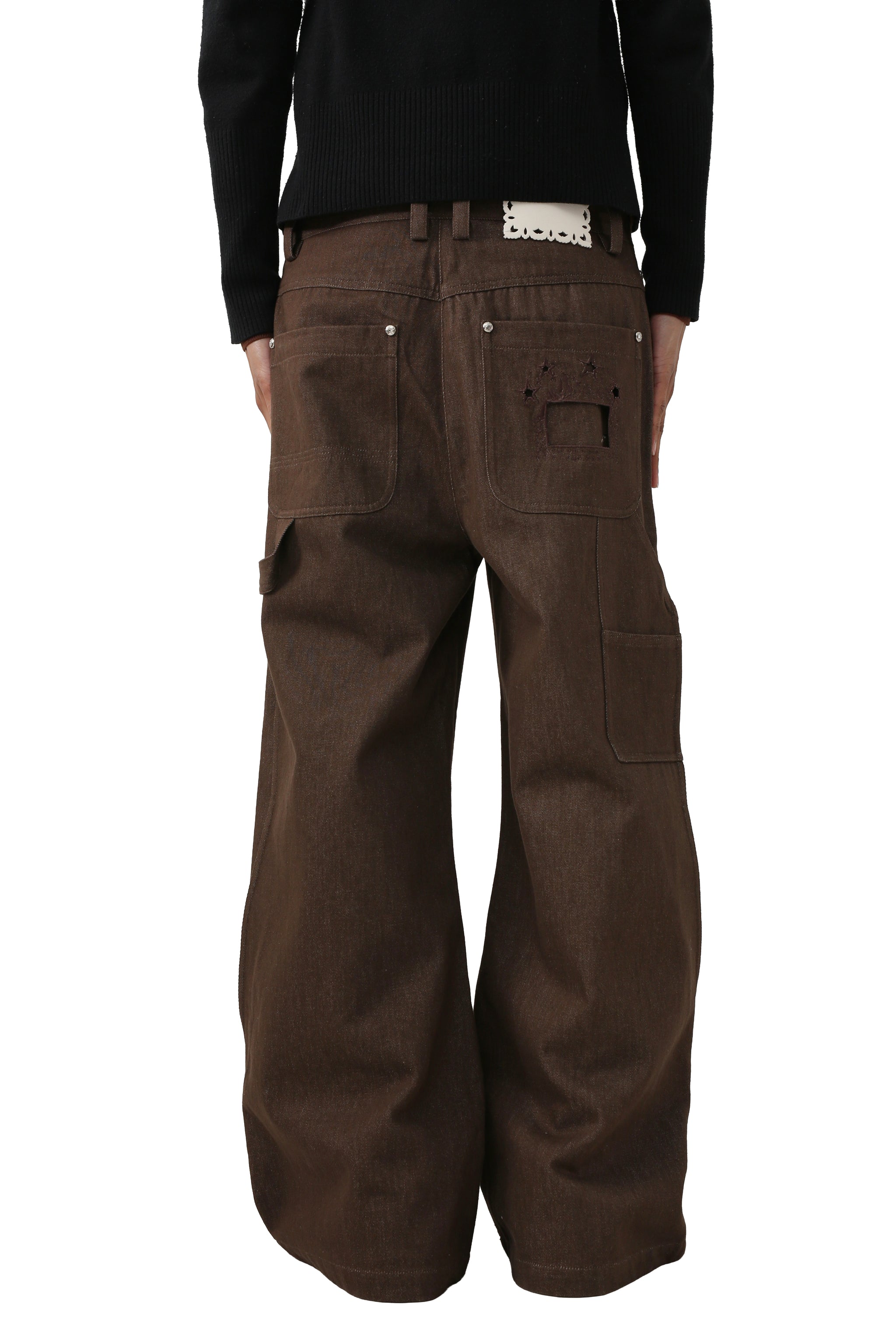 NEO PLEAT LOGGER DENIM - BROWN – SULLEN TOKYO
