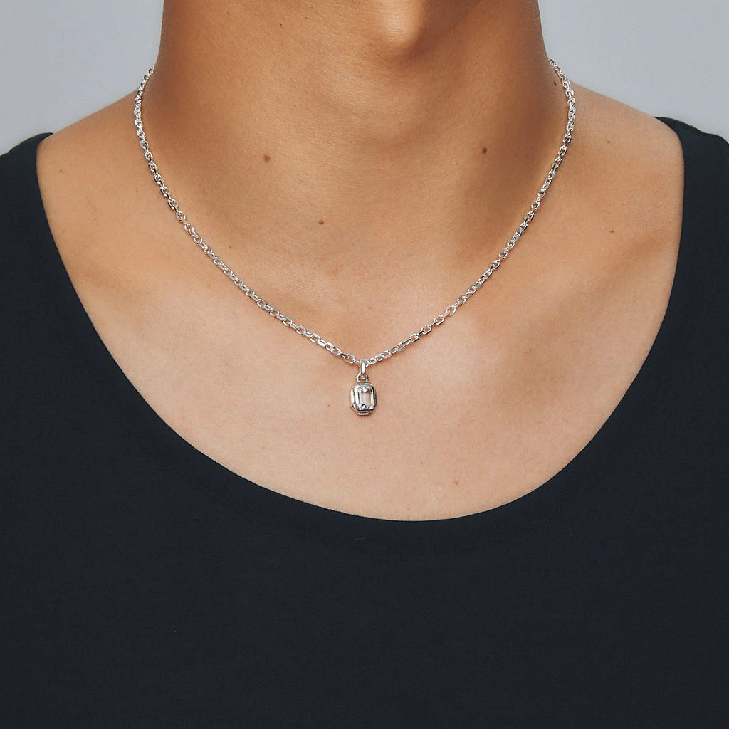 アクセサリー sullen OX DROP STONE NECKLACE WHITETOPAZ HORIZON – SULLEN TOKYO