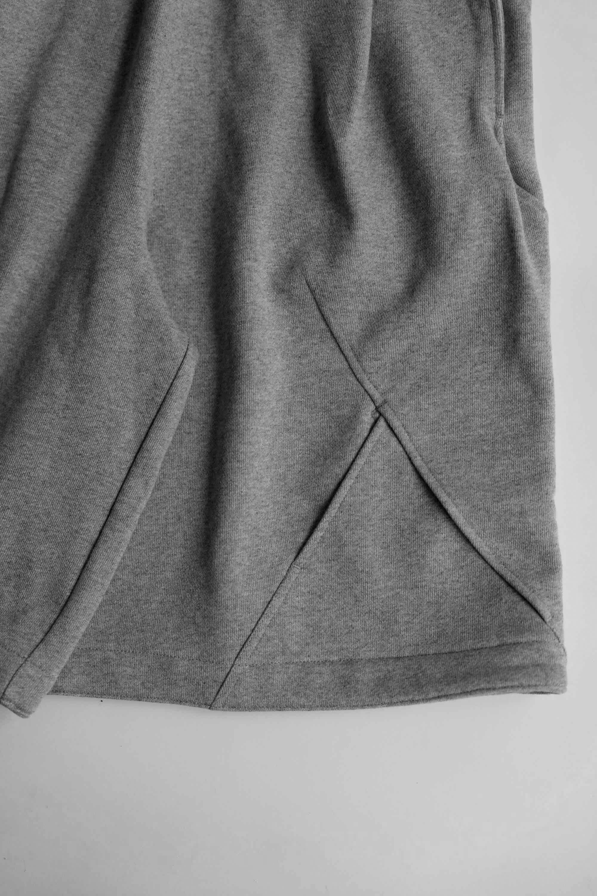 Intertwined Structure Jersey Shorts - Grey – SULLEN TOKYO