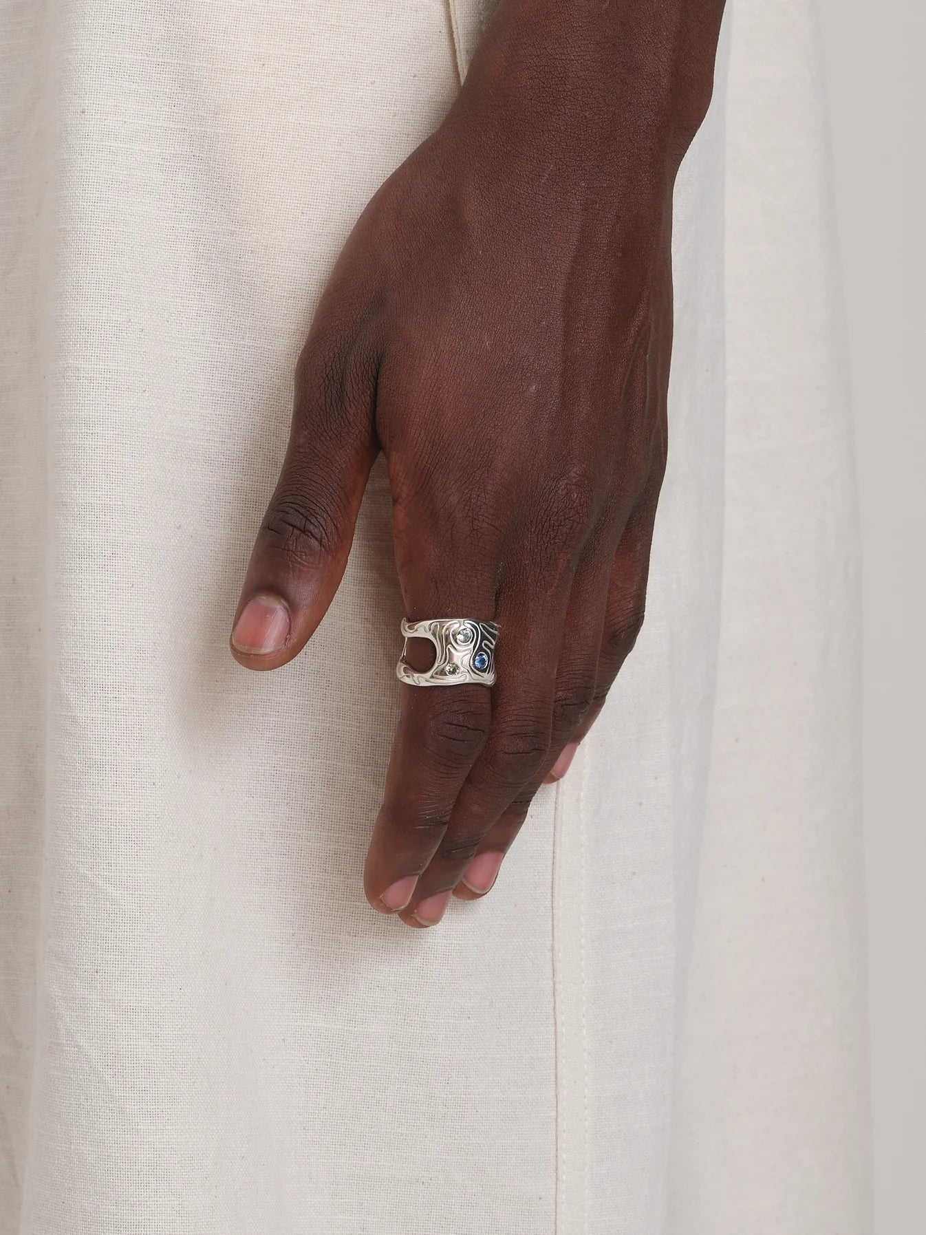 OCTI GLOBE RING 02 - GREEN / BLUE – SULLEN TOKYO