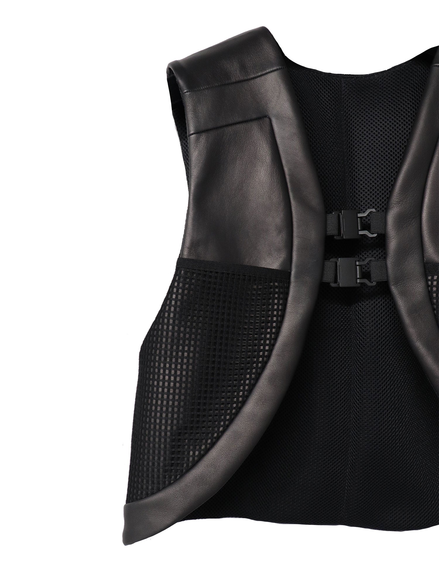 SHEEP LEATHER HYBRID CROPPED VEST – SULLEN TOKYO