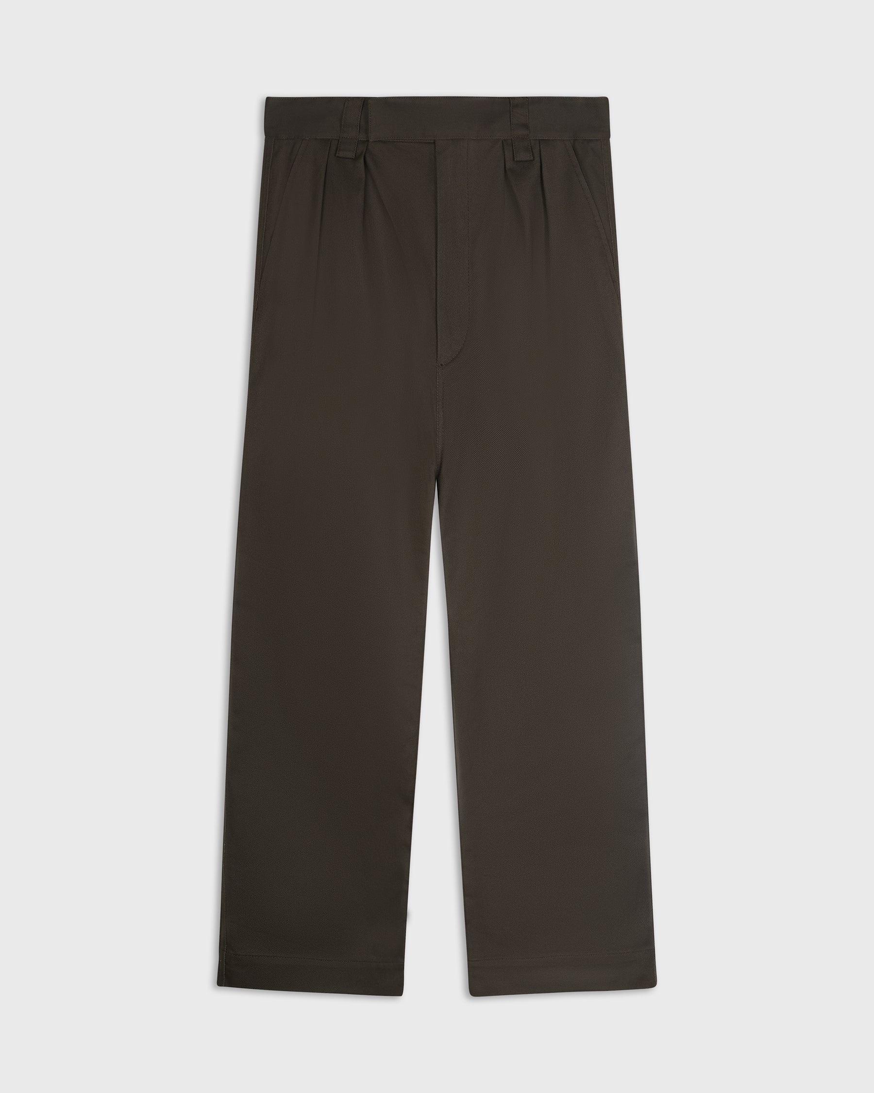 DOUBLE PLEAT TROUSERS - CLAY – SULLEN TOKYO